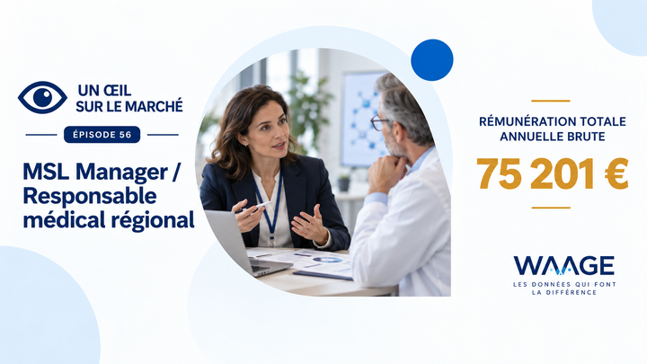 Un œil sur le marché (épisode 56) : aujourd’hui, la rémunération 2026 du MSL Manager / Responsable médical régional