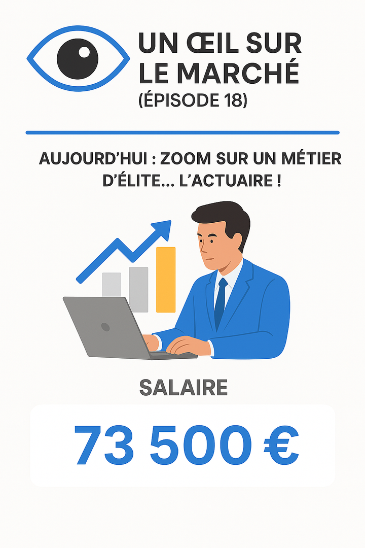 Un œil sur le marché (épisode 18). Aujourd’hui : zoom sur un métier d’élite… l’actuaire !