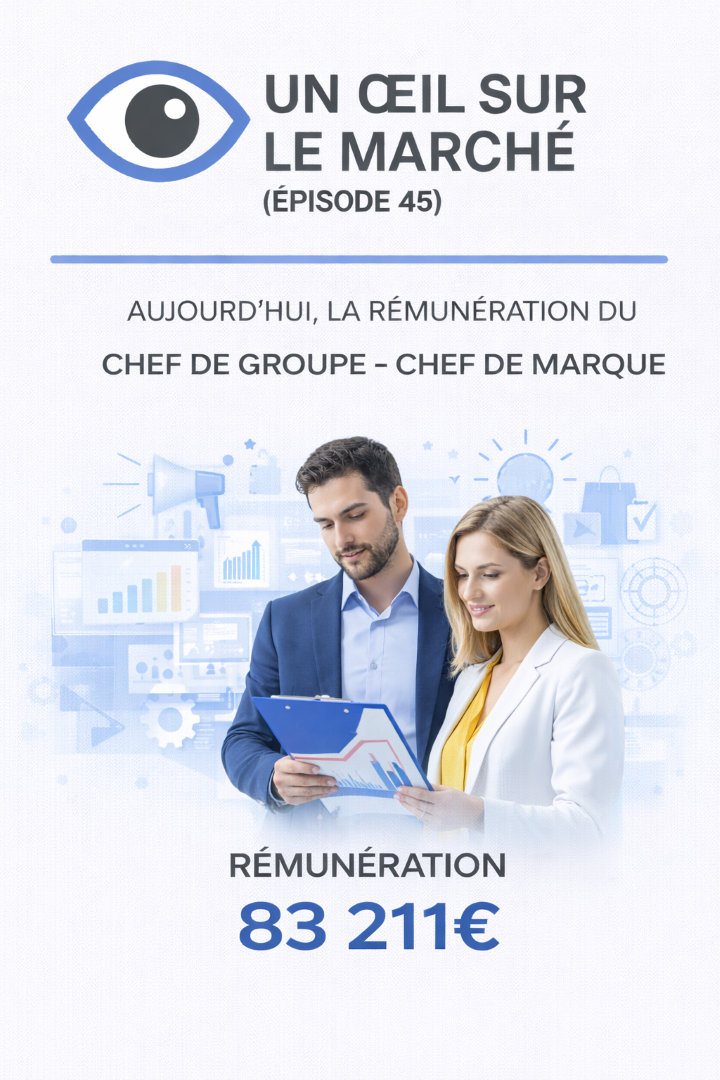 Un œil sur le marché (épisode 45) : la rémunération du Chef de groupe - Chef de marque en 2026.