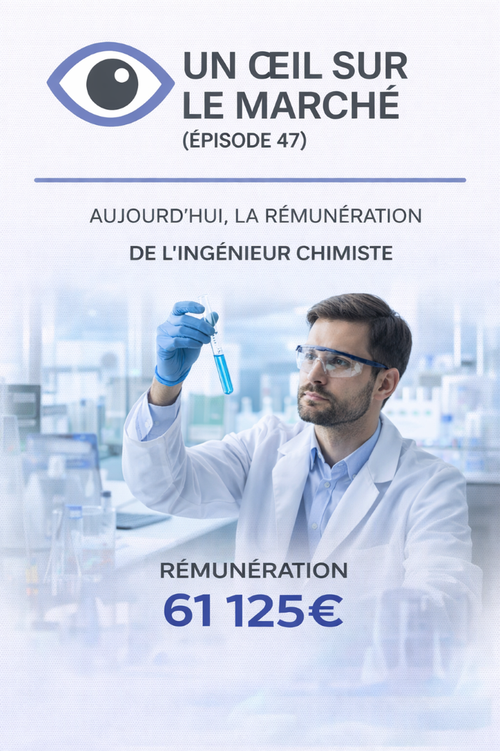 Un œil sur le marché (épisode 47) : la rémunération en 2026 de l’ingénieur chimiste.