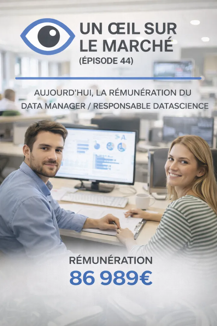 Un œil sur le marché (épisode 44) : aujourd’hui, la rémunération du Data manager - Responsable datascience