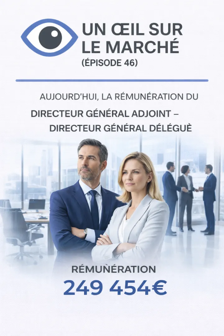 Un œil sur le marché (épisode 46) : la rémunération en 2026 du Directeur général adjoint - Directeur général délégué.