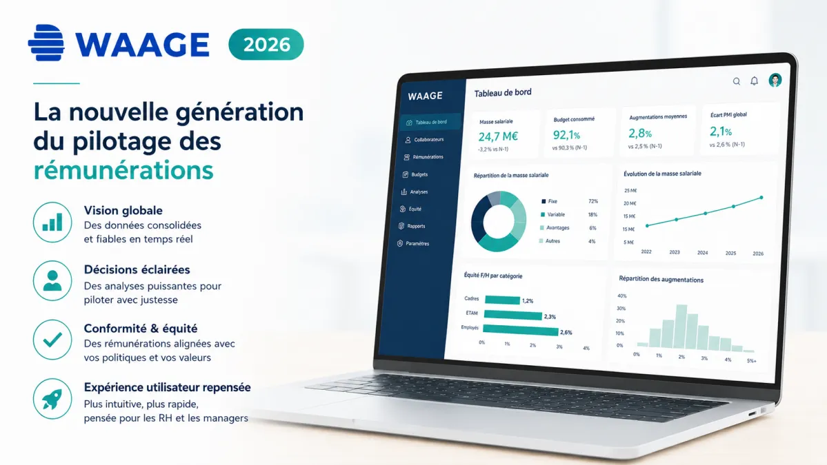 WAAGE 2026 : la nouvelle génération du pilotage des rémunérations